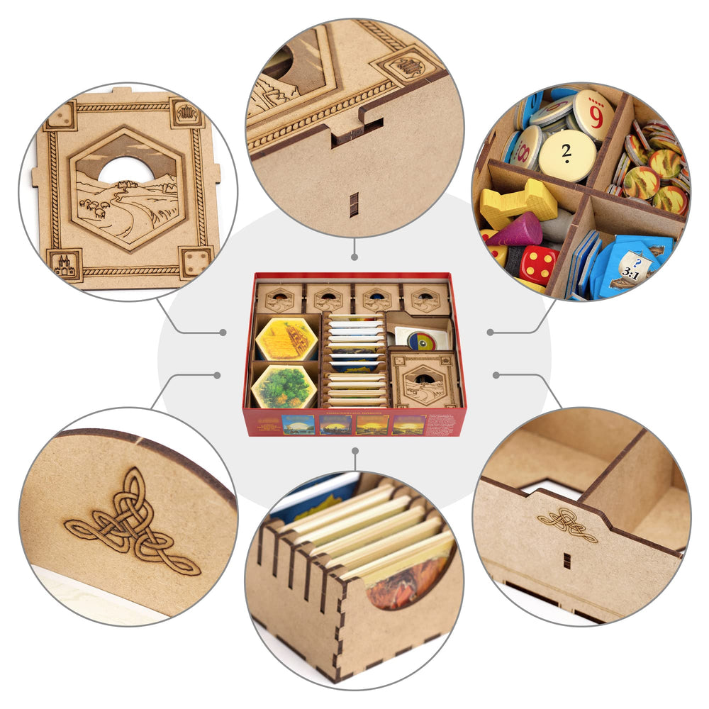 TowerRex organizer provides easy access to components during gameplay