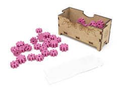 TowerRex tokens storage case designed for easy token pickup.