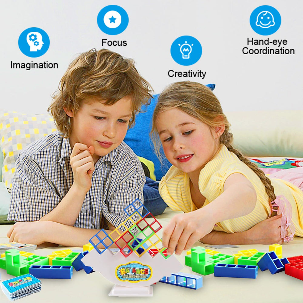 Towingo colorful blocks in blue red green yellow for stacking