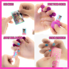 Townley Girl Barbie lip gloss compact, cotton candy flavor, portable shimmer for on-the-go glam.
