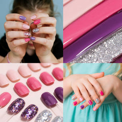 Townley Girl Barbie nail stickers pack for quick nail art accents.