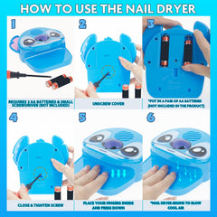 Water-based non-toxic polish by Townley Girl for gentle application