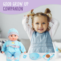 Toy Choi's doll clothes are removable for easy dressing and cleanup.