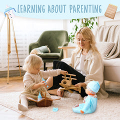 Toy Choi's doll uses safe materials for gentle supervision during play.