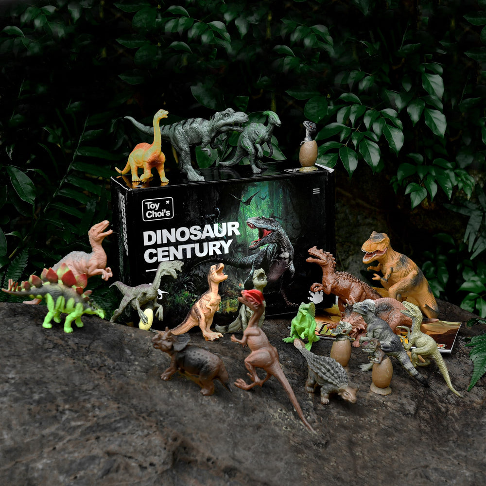 Toy Choi's educational book included supports early learning with dinosaur facts and activities.
