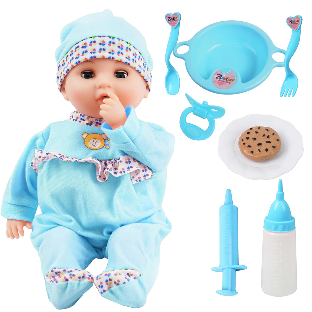 Toy Choi's interactive 16-inch doll ready for cuddly play and nurturing.