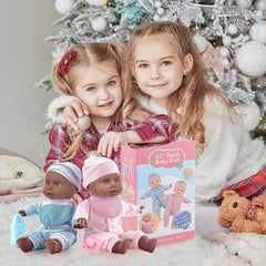 Gift-ready Toy Choi's twin dolls set for birthdays and holidays.