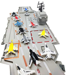 Toy Essentials fighter jets with moving wheels enhance realistic launch and landing play.