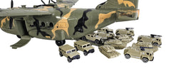 Toy Essentials Humvee and tank fleet detail encourages hands-on play.
