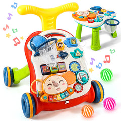 TOY Life 3-in-1 push walker front view demonstrates sturdy growth-friendly design.
