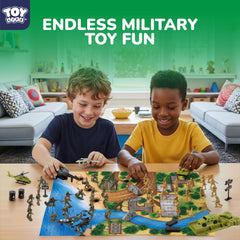TOY Life army men playset naval ships enabling land-sea battles.