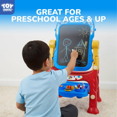 TOY Life Art Easel kids at playtime in a cozy learning corner