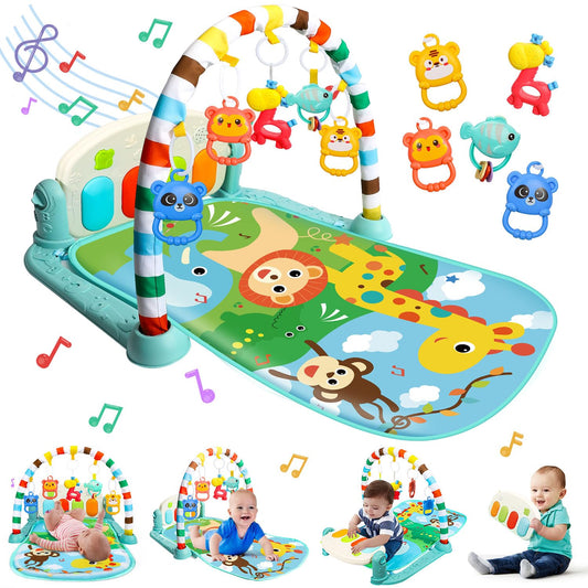 TOY Life baby play mat with musical piano for early auditory exploration