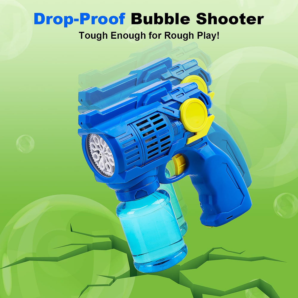 TOY Life bubble guns durable construction, built to last through playtime.