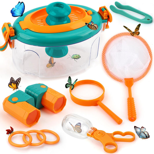 TOY Life bug catcher with butterfly net for outdoor exploration and learning