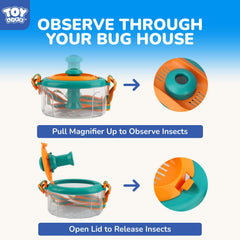 TOY Life bug catching tweezers with gentle grip for safe handling