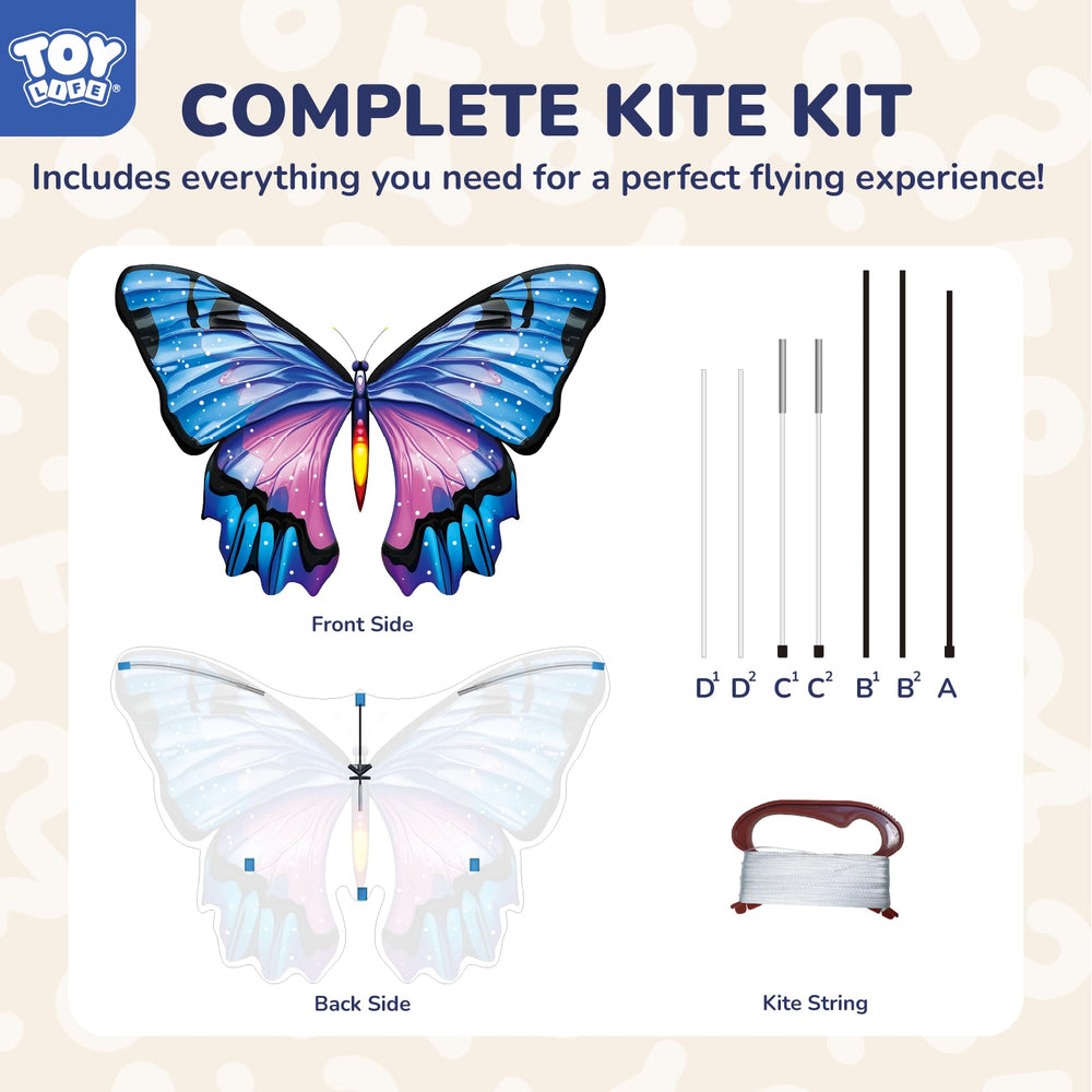 TOY Life butterfly kite at the beach inspires sunny, active moments.