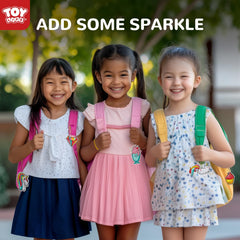 TOY Life Diamond Art Keychains apple design sparkles on bags