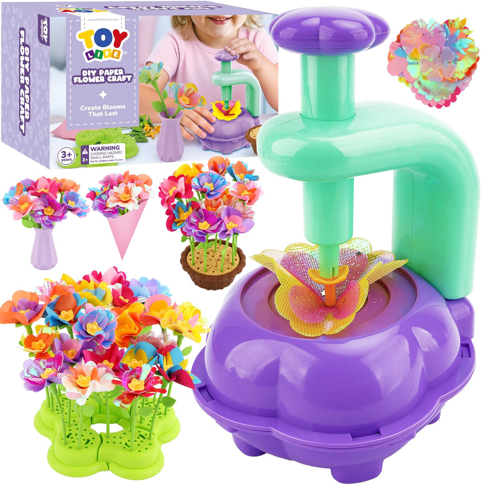 TOY Life DIY flower bouquet maker tool sparks creativity for kids during crafting