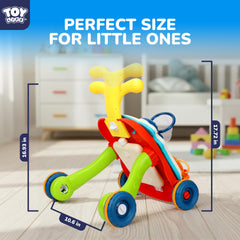 TOY Life foldable storage feature enables easy home stow-away.