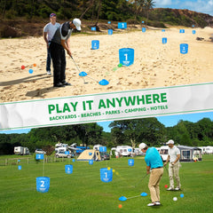 TOY Life Golf Game quick assembly for spontaneous backyard fun.