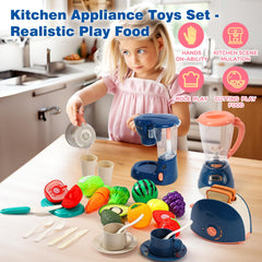 TOY Life kid cups and plates for complete pretend kitchen experiences.