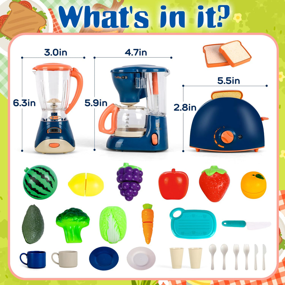 TOY Life knife and utensil set for safe imaginative cooking.