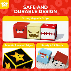 TOY Life magnetic blocks portable carry bag makes travel easy for kids.