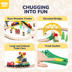 TOY Life magnetic crane demonstrates interactive cargo pickup with trains.