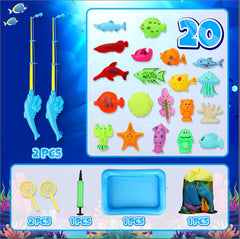 TOY Life magnetic fish collection enhances color recognition and counting