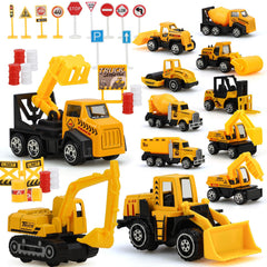 TOY Life mini construction trucks set inspires creative play and portable fun.