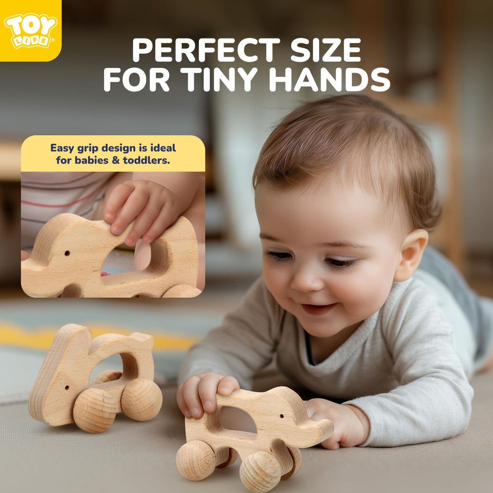 TOY Life Montessori car doubles as nursery decor and toy.