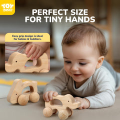 TOY Life Montessori car doubles as nursery decor and toy.