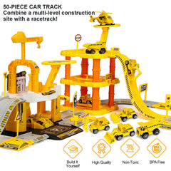 TOY Life parking garage showing stacked levels for pretend parking adventures