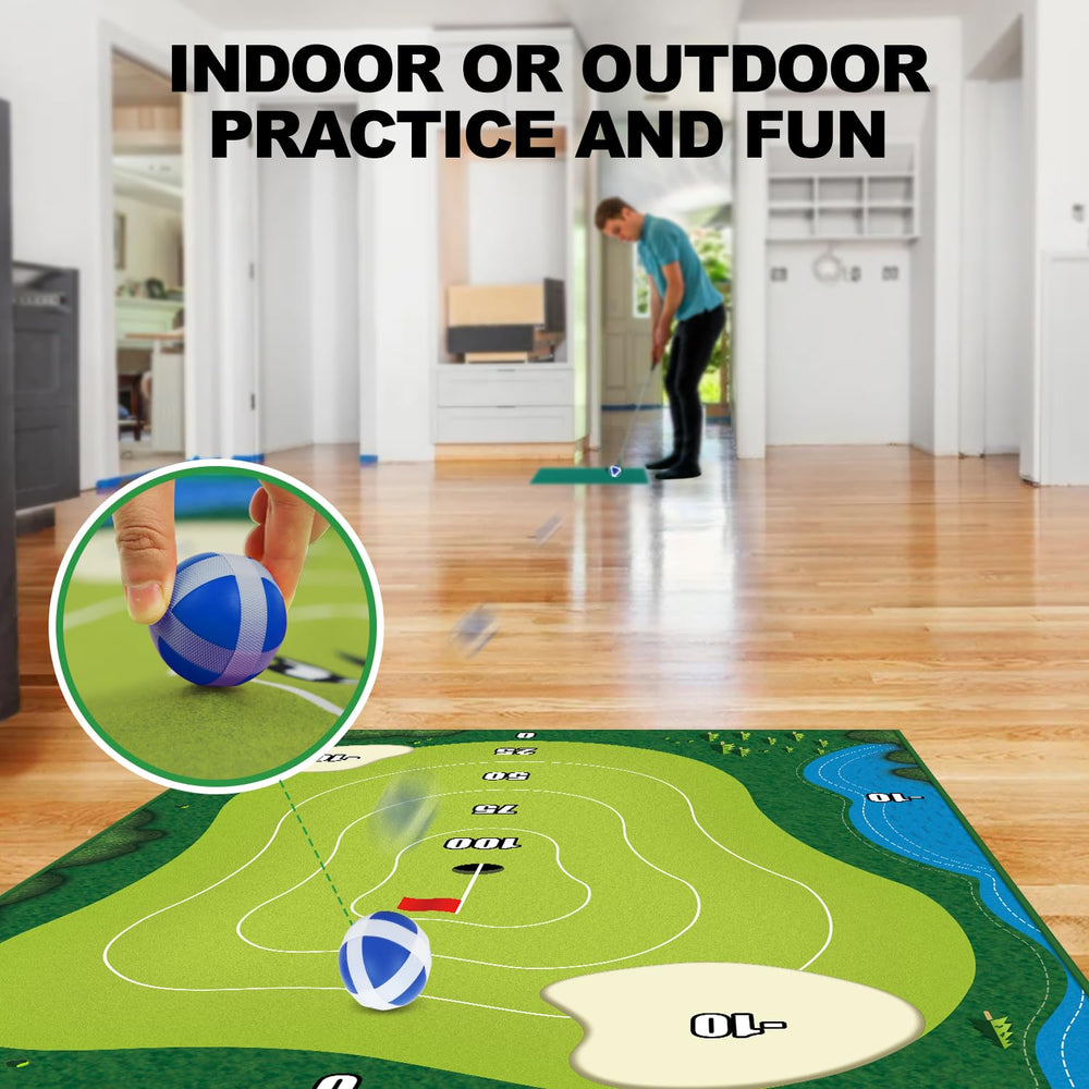 TOY Life portable backyard setup for quick family golf fun
