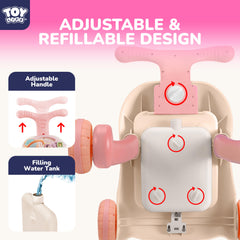 TOY Life safe ABS material with smooth edges supports safe, joyful play.