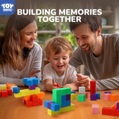 TOY Life blocks made from safe ABS plastic with securely enclosed magnets