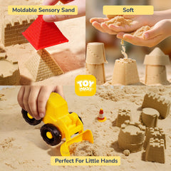 TOY Life shovel and rake set for digging and smoothing sand