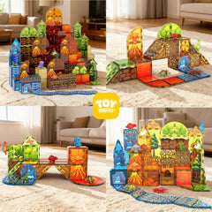 TOY Life Stegosaurus tile encourages creative layouts with safe magnetic play