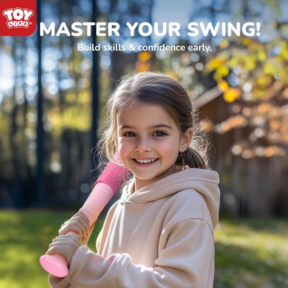 TOY Life T Ball Set versatile for outdoor and indoor play.