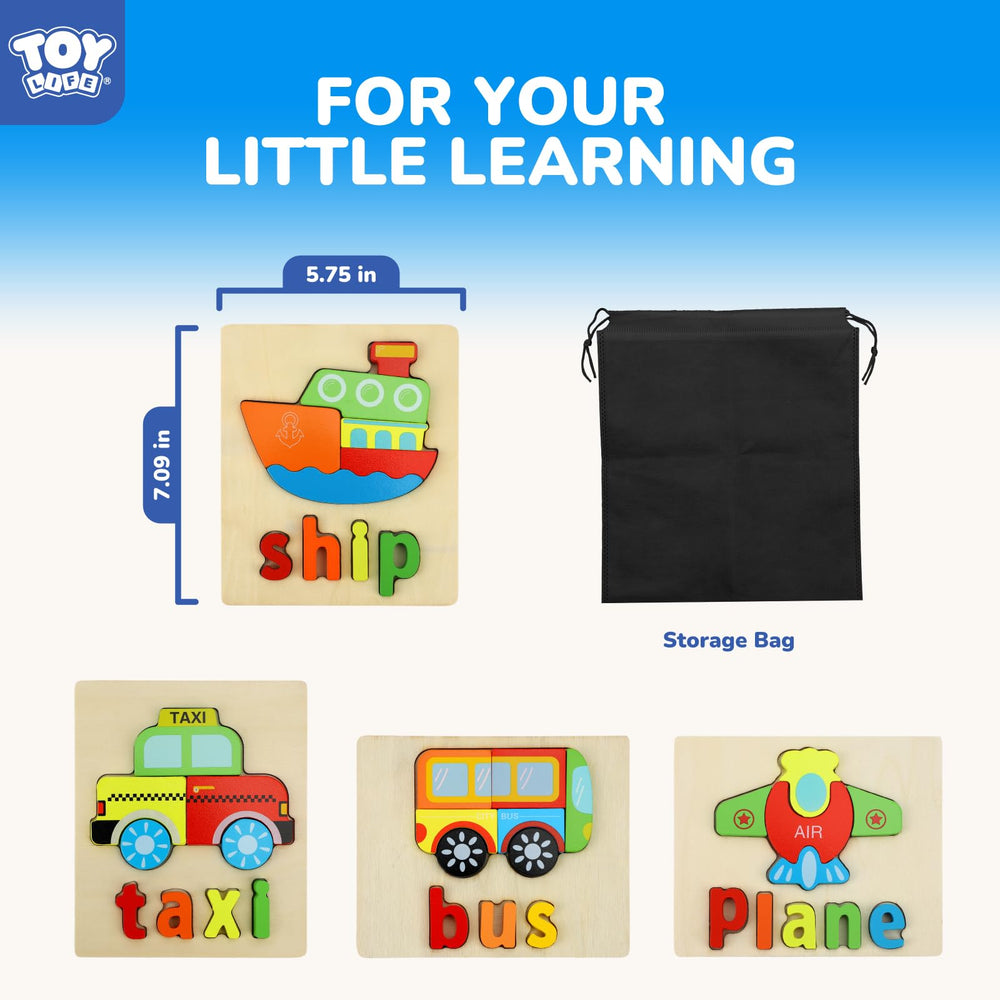 TOY Life toddler puzzle set sparks imaginative play and problem solving.