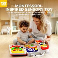 TOY Life travel-ready busy board offers on-the-go calm and engagement.