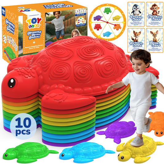TOY Life turtle balance stones set for outdoor balance practice.