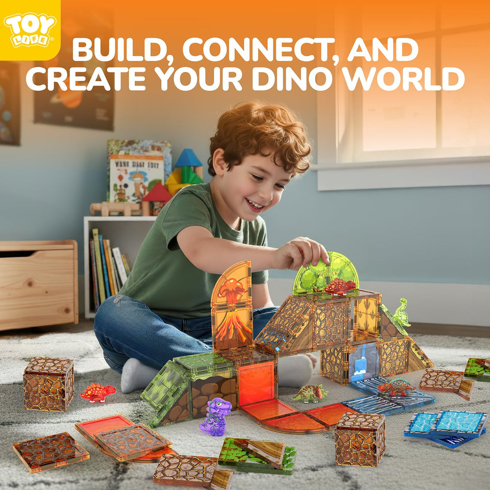 TOY Life volcano tile sparks erupting scenes for dynamic dino habitats