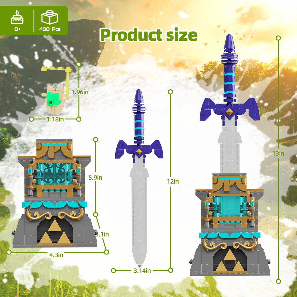 TOY PLAYER BOTW Master Sword ABS materials ensure safe, durable construction for kids and adults