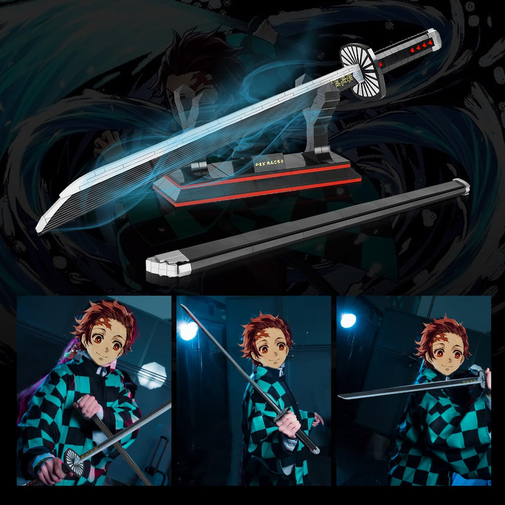TOY PLAYER Kamado Tanjirou sword building set gift-idea for adult fans and hobbyists.