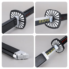 TOY PLAYER Kamado Tanjirou sword building set parts show tactile interlocking pieces for creative assembly.