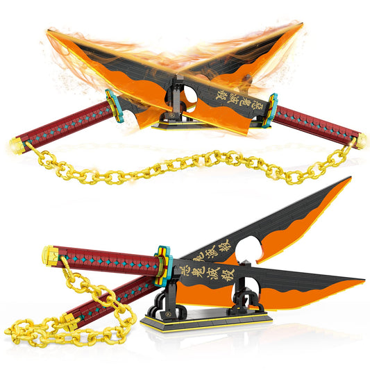 TOY PLAYER Uzui Tengen demon sword blade assembly for cosplay.