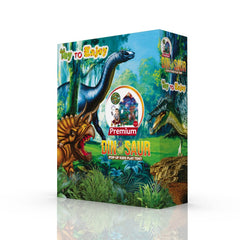 Toy To Enjoy Dinosaur Pop Up Tent folds easily for storage.