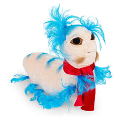 Toy Vault The Worm from Labyrinth plush side profile highlights soft fur and texture.